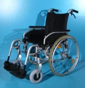 Scaun cu rotile din aluminiu second hand B+B - latime sezut 45 cm