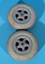 Roata originala cu cauciuc plin pentru carucior electric - 2.80/2.50-4 - set