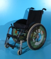 Scaun cu rotile activ din aluminiu second hand Pro activ - latime sezut 42 cm