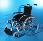 Scaun cu rotile din aluminiu second hand B+B - latime sezut 43 cm