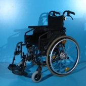 Scaun cu rotile din aluminiu second hand Sopur - latime sezut 42 cm