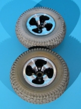 Roata originala cu cauciuc si camera pentru carucior electric - 13x5.00-6 - set