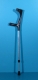 Carja cu sprijin pe antebrat aluminiu NEFOLOSITA
 Product code 109584