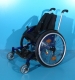 Scaun cu rotile activ din aluminiu Sorg / latime sezut 28 cm
 Cod produs: 109041