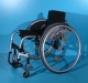 Scaun cu rotile din aluminiu activ second hand Sopur - latime sezut 37 cm
 Product code 110431